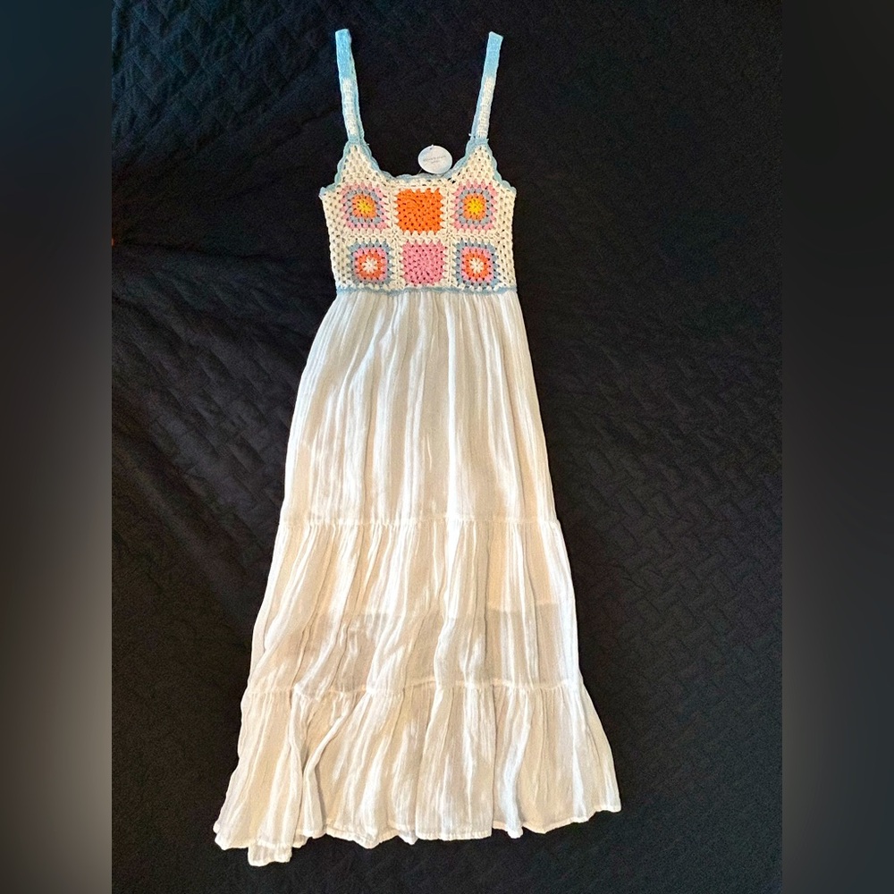 Crochet Altar’d State White Dress-NWT